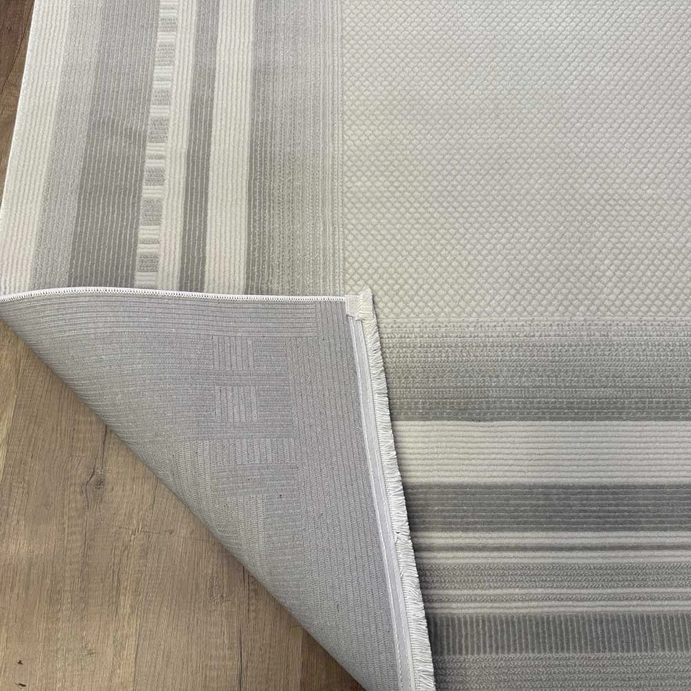 Hoom Rugs Gusto 1212A Gri Krem Modern Halı