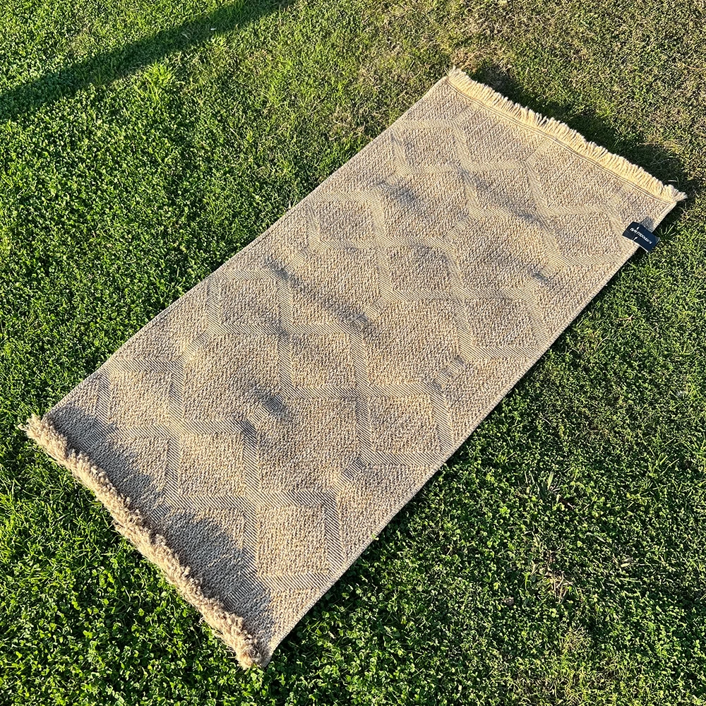 Hoom Rugs India 666 Bej Dokuma Jüt Kilim