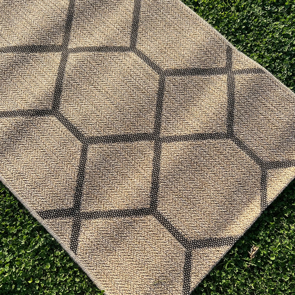 Hoom Rugs India 669 Siyah Dokuma Jüt Kilim