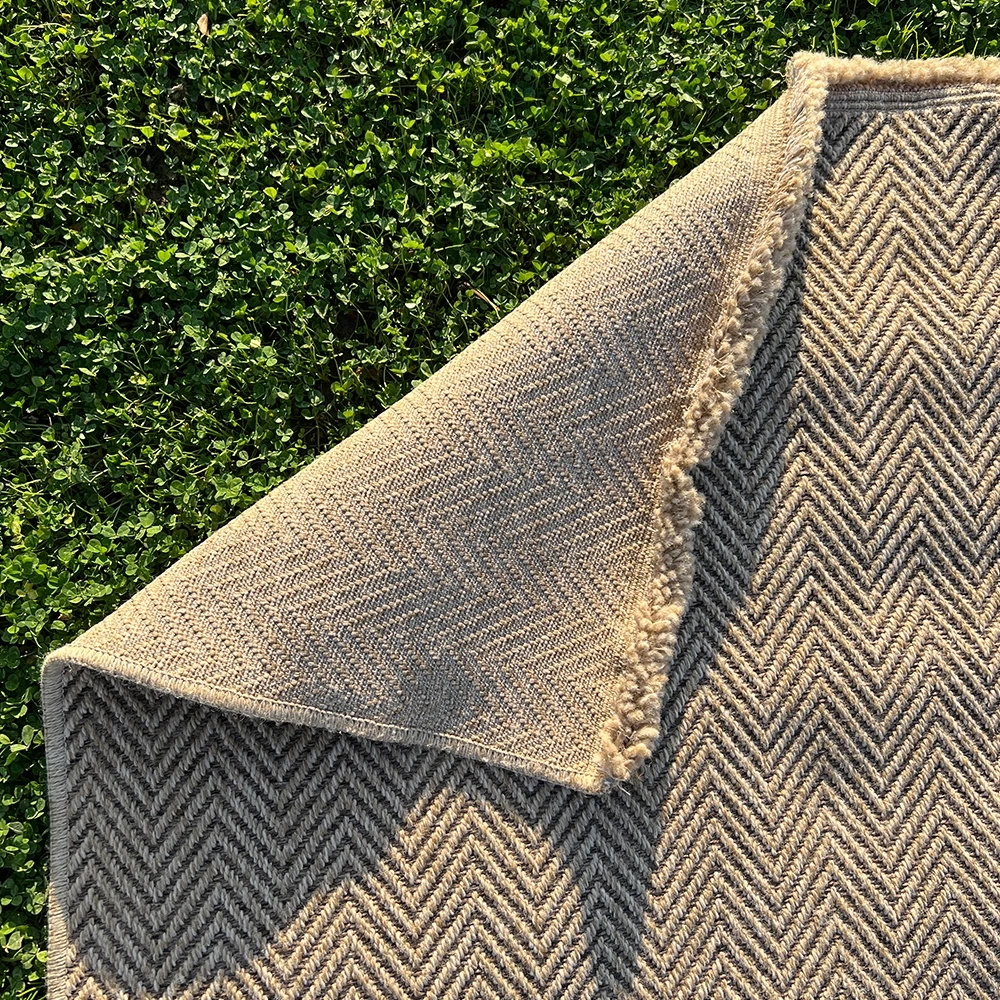 Hoom Rugs India 671 Kahve Dokuma Jüt Kilim