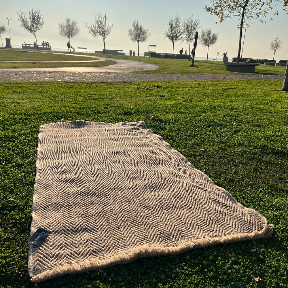 Hoom Rugs India 671 Kahve Dokuma Jüt Kilim