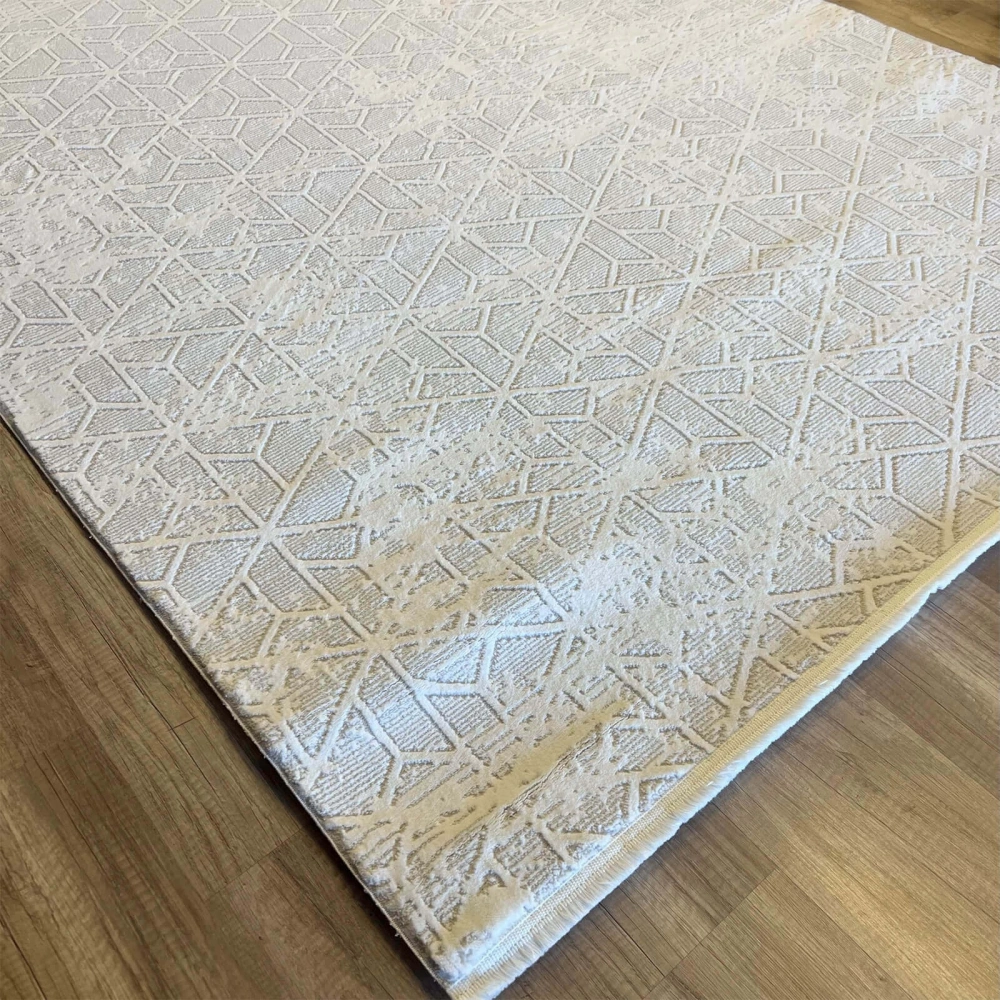 Hoom Rugs Infinity 10263 A Beyaz Beyaz Modern Halı
