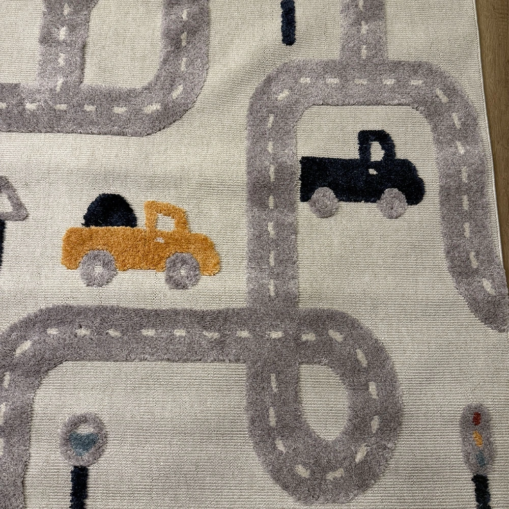 Hoom Rugs Kids Araba Desenli Çocuk Halısı
