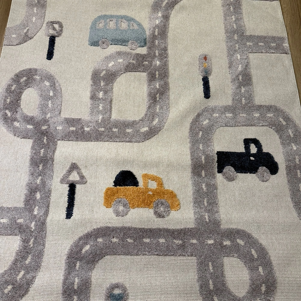 Hoom Rugs Kids Araba Desenli Çocuk Halısı