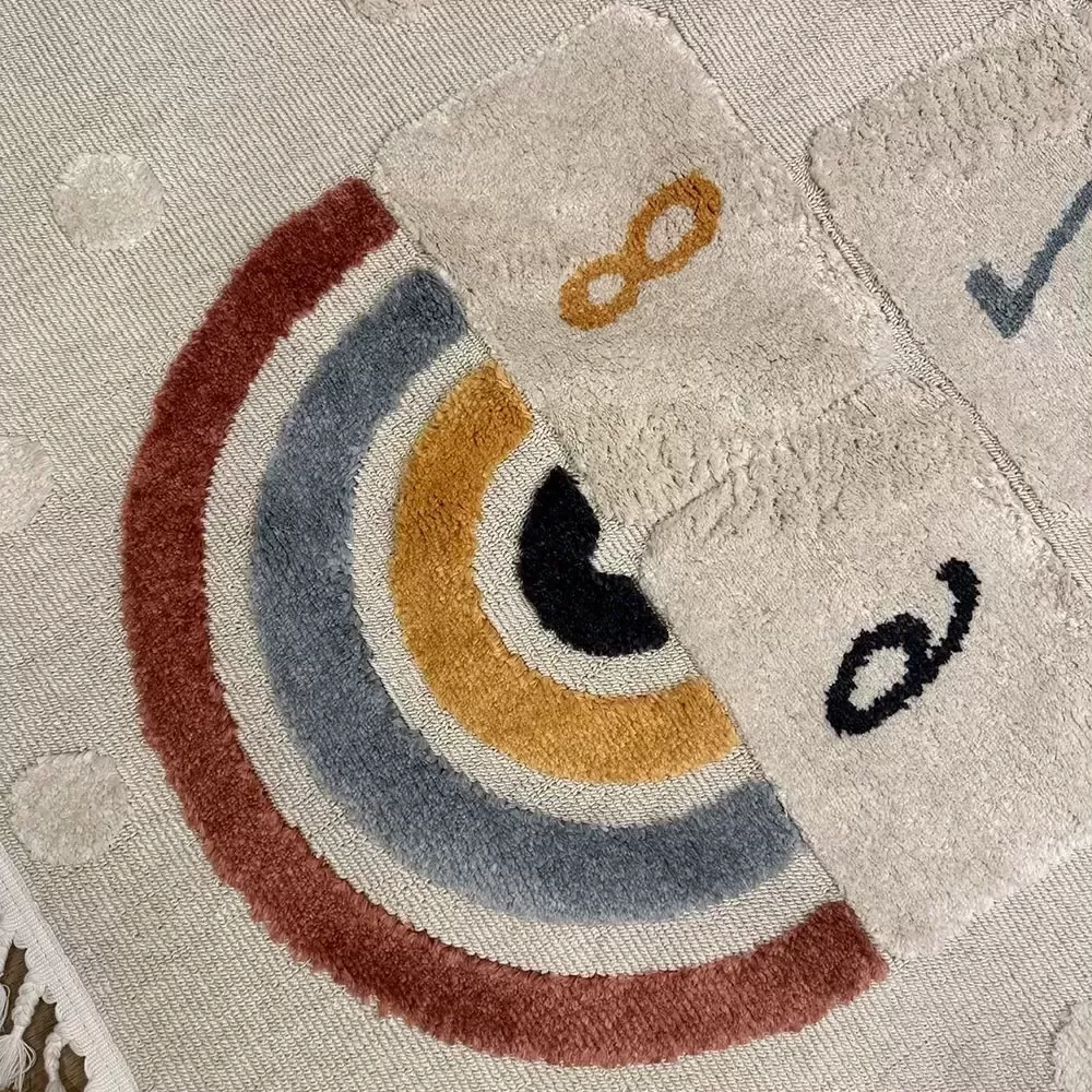 Hoom Rugs Kids Gökküşağı Desenli Çocuk Halısı