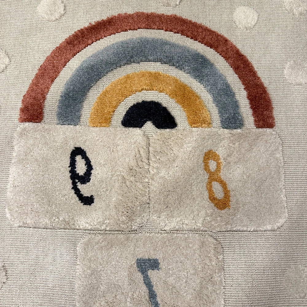 Hoom Rugs Kids Gökküşağı Desenli Çocuk Halısı