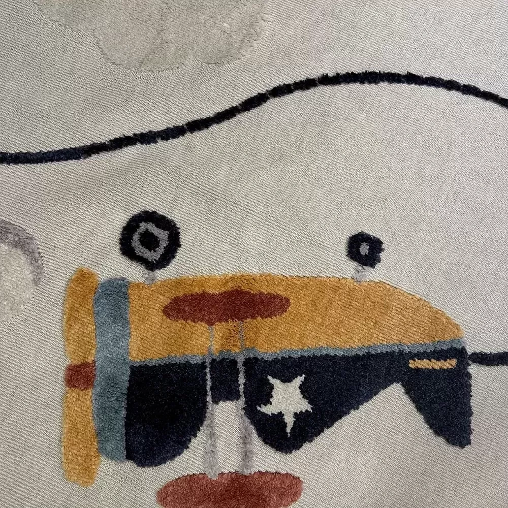 Hoom Rugs Kids Helikopter Desenli Çocuk Halısı