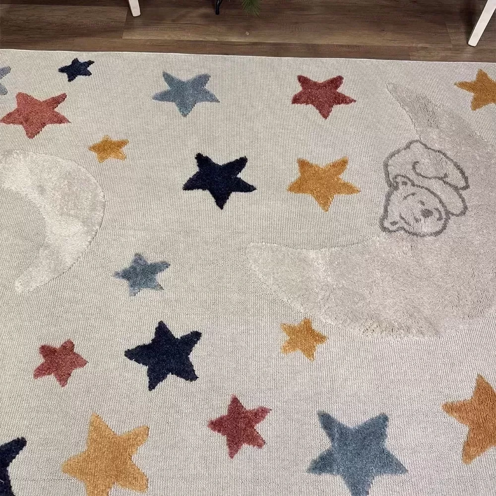 Hoom Rugs Kids Renkli Ayı Desenli Çocuk Halısı