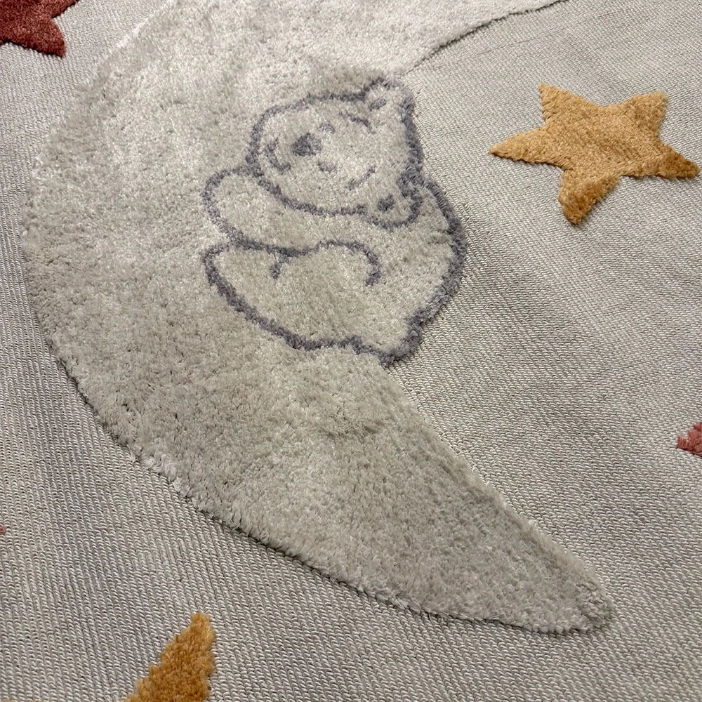 Hoom Rugs Kids Renkli Ayı Desenli Çocuk Halısı