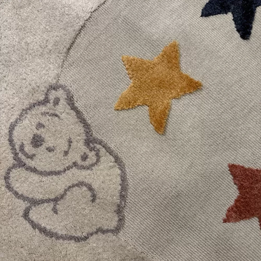 Hoom Rugs Kids Renkli Ayı Desenli Çocuk Halısı