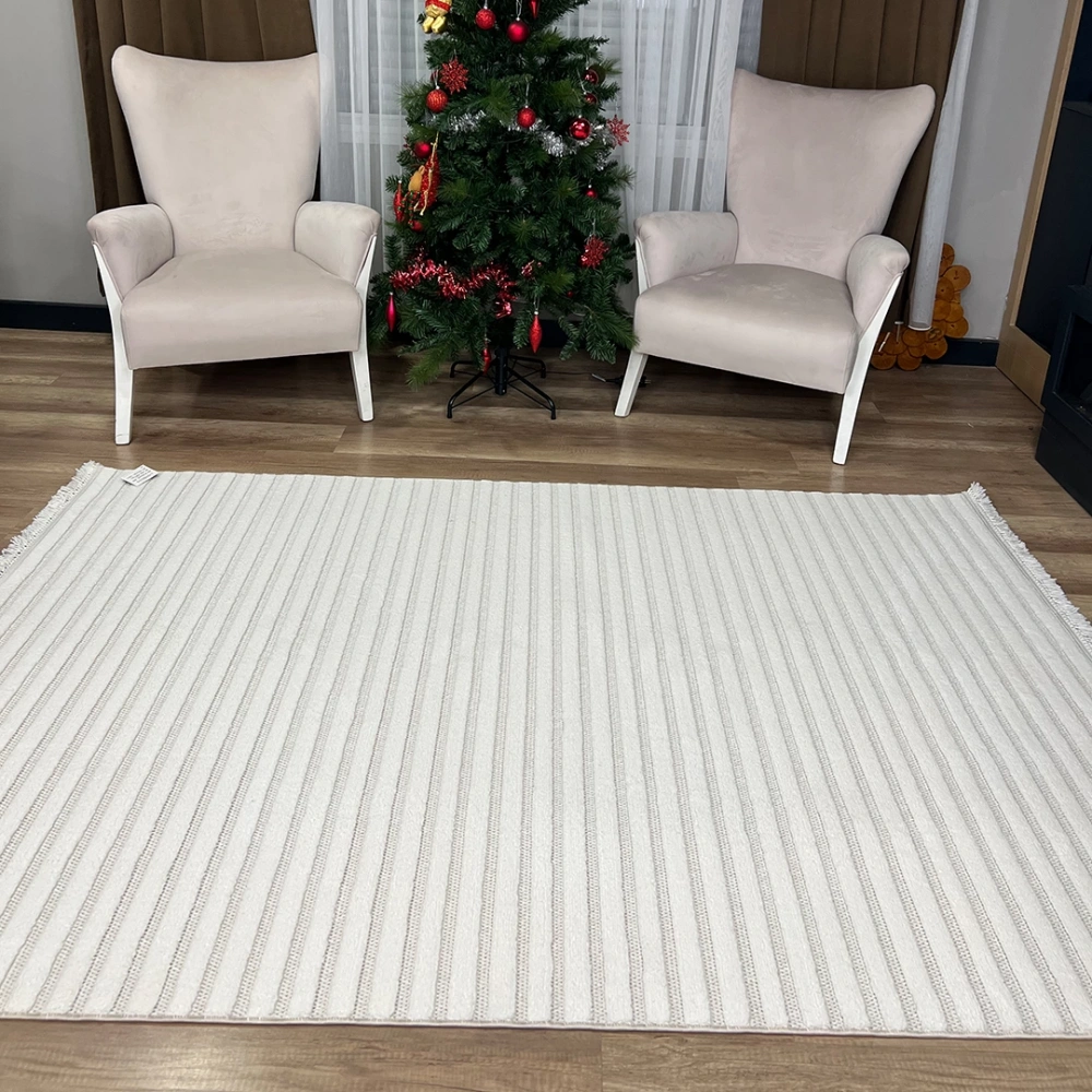 Hoom Rugs Level EN207 Krem Modern Halı