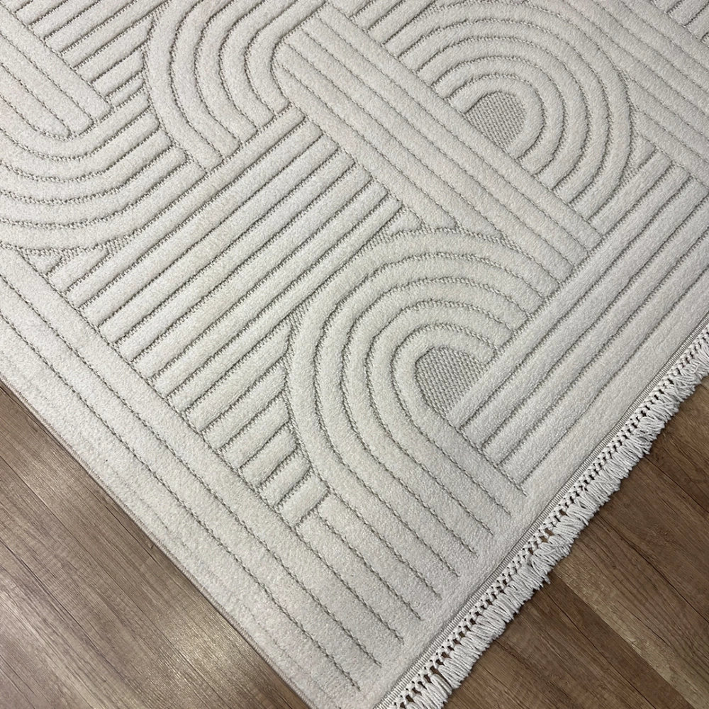Hoom Rugs Level EN270 Krem Modern Halı