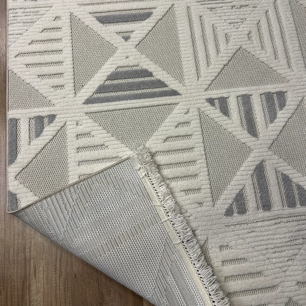 Hoom Rugs Level EN274 Krem Gri Modern Halı