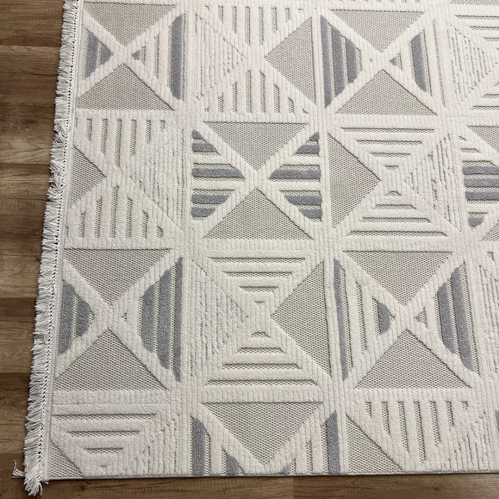 Hoom Rugs Level EN274 Krem Gri Modern Halı