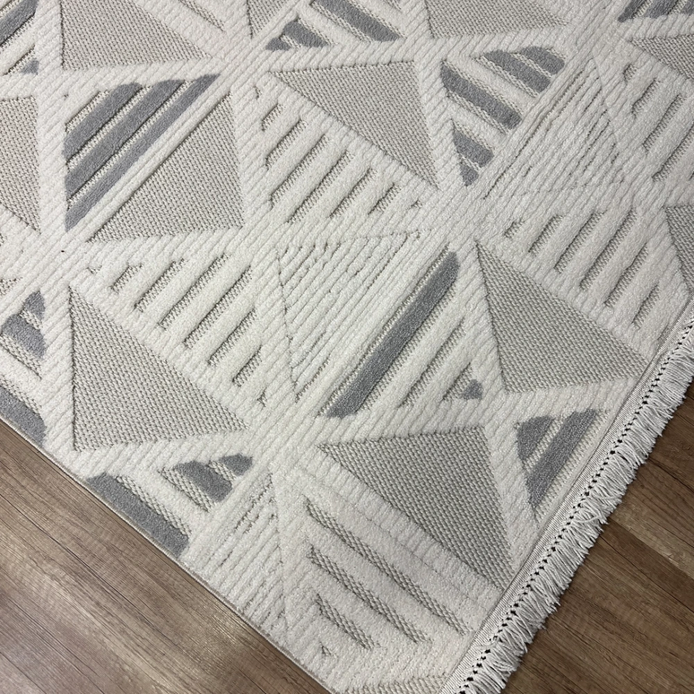 Hoom Rugs Level EN274 Krem Gri Modern Halı