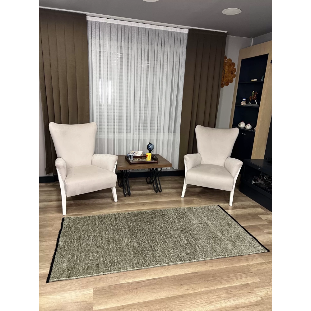 Hoom Rugs Liv 387 Vizon Dekoratif Yıkanabilir Kilim