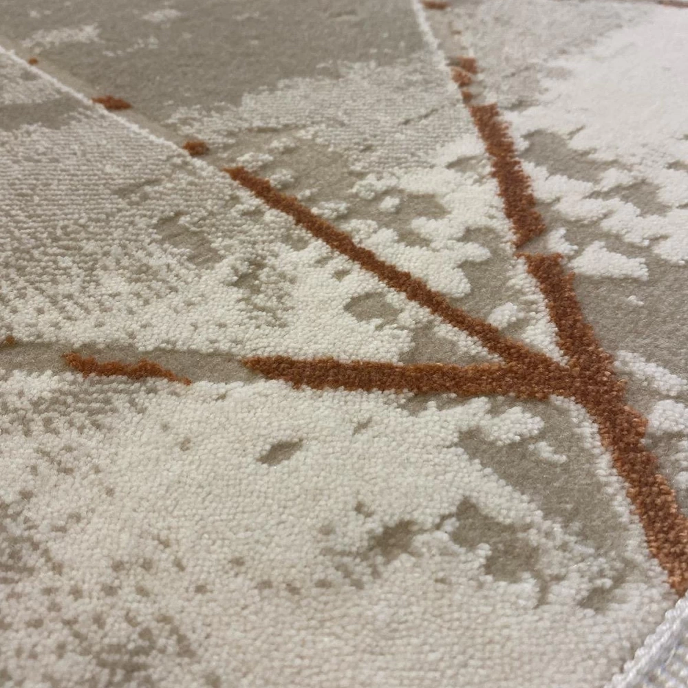 Hoom Rugs Lizbon 4510 Taba Modern Halı