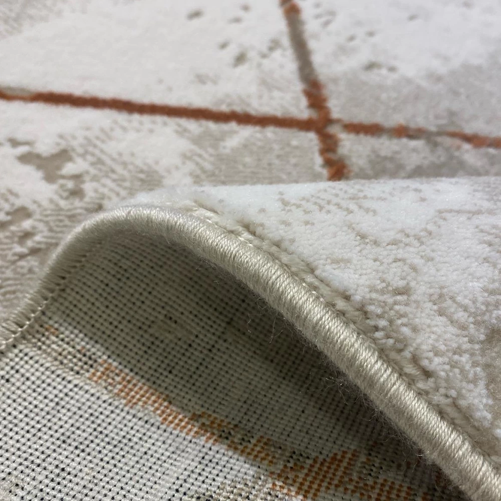 Hoom Rugs Lizbon 4510 Taba Modern Halı