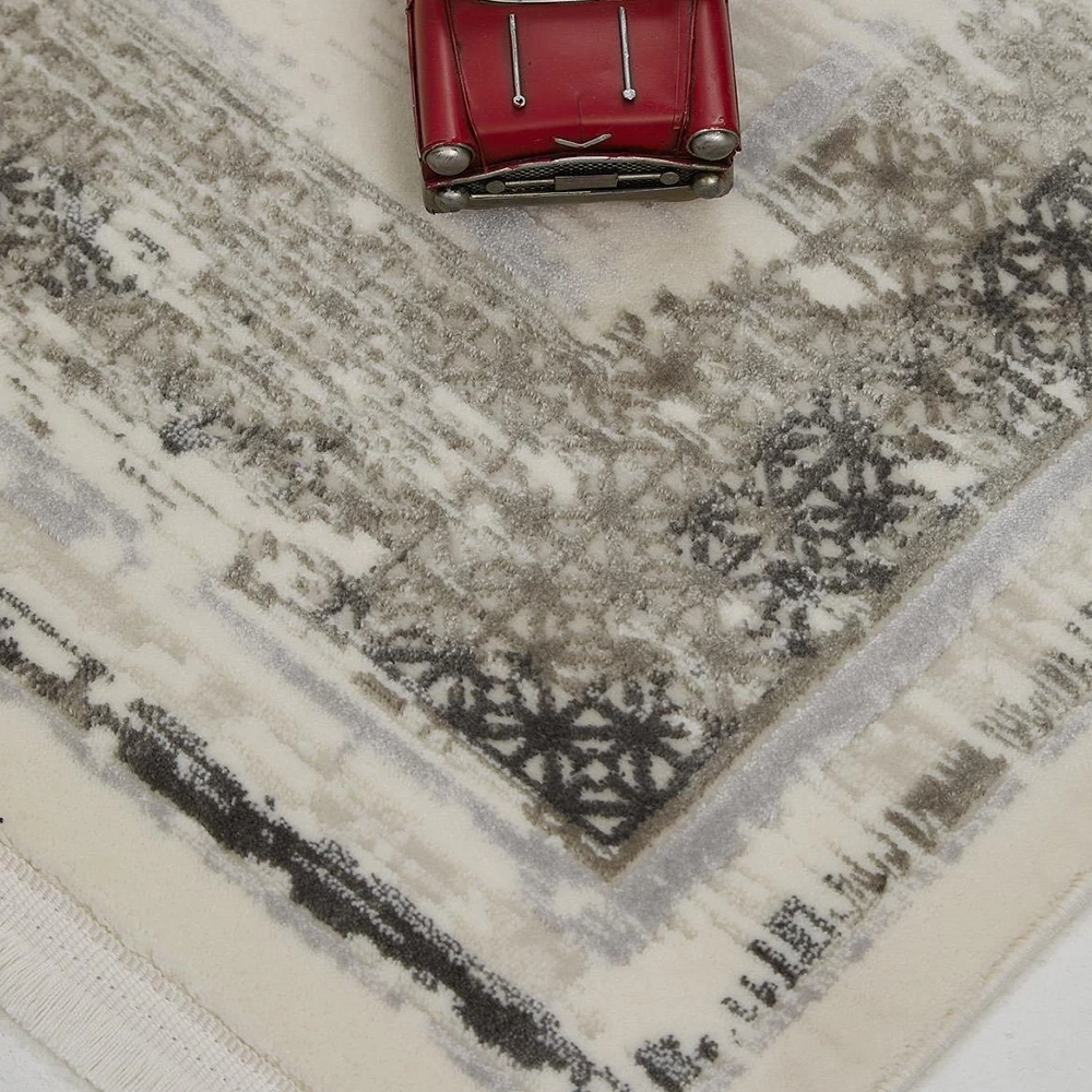 Hoom Rugs Lizbon 4512 Gri Modern Halı