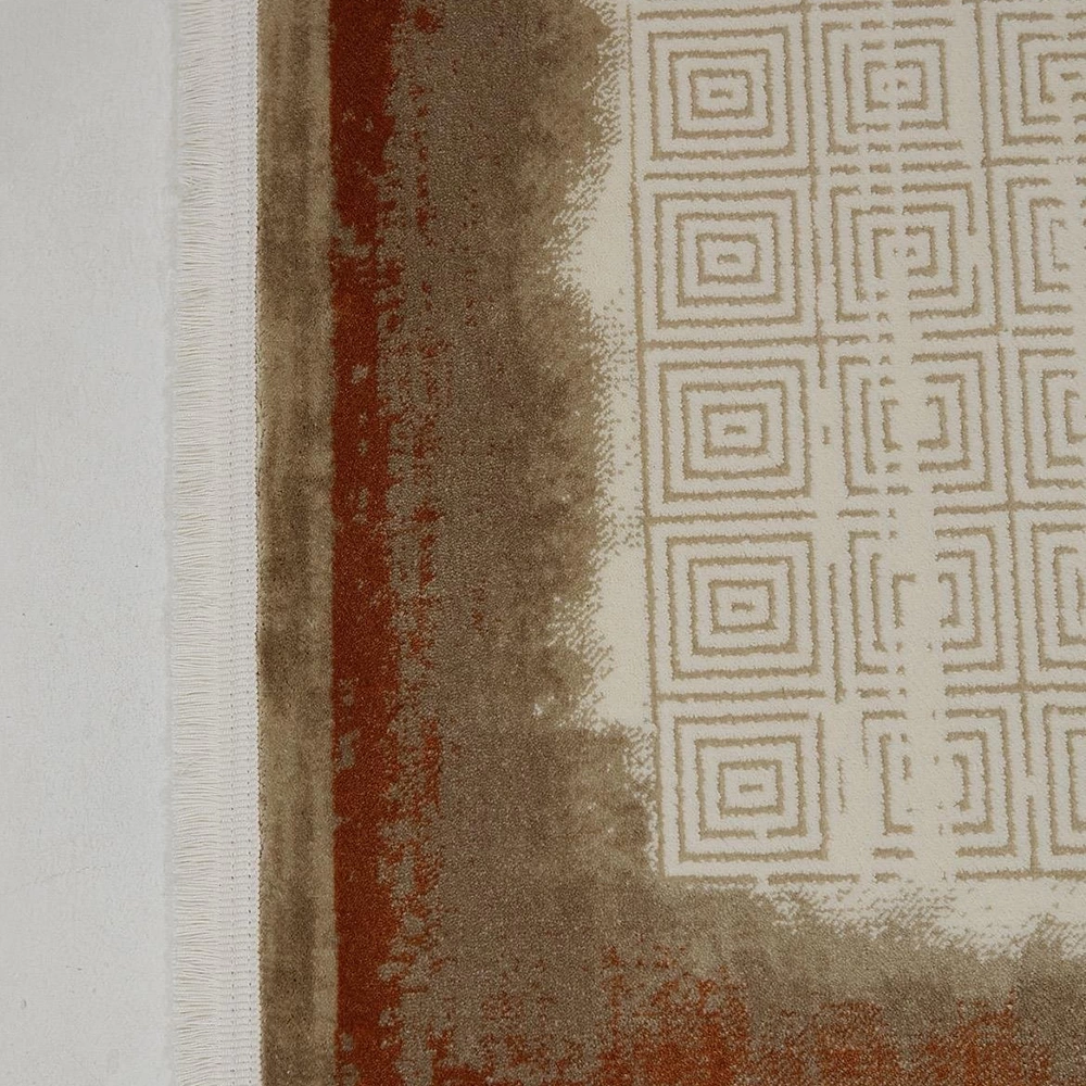 Hoom Rugs Lizbon 4513 Taba Modern Halı