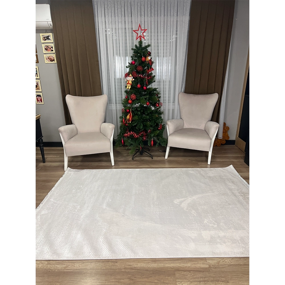 Hoom Rugs London 9004 Beyaz Modern Halı