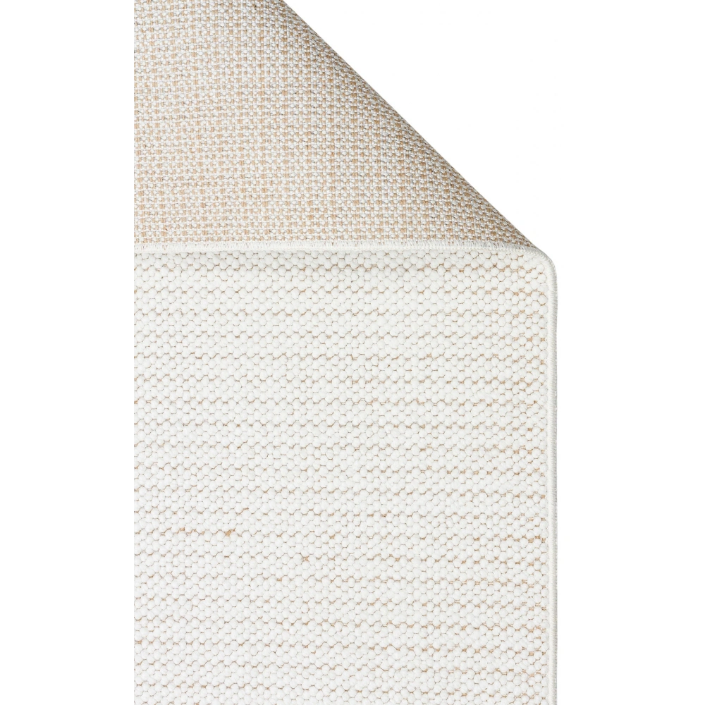 Hoom Rugs Loop Beyaz Spor Saçaklı İskandinav Halı