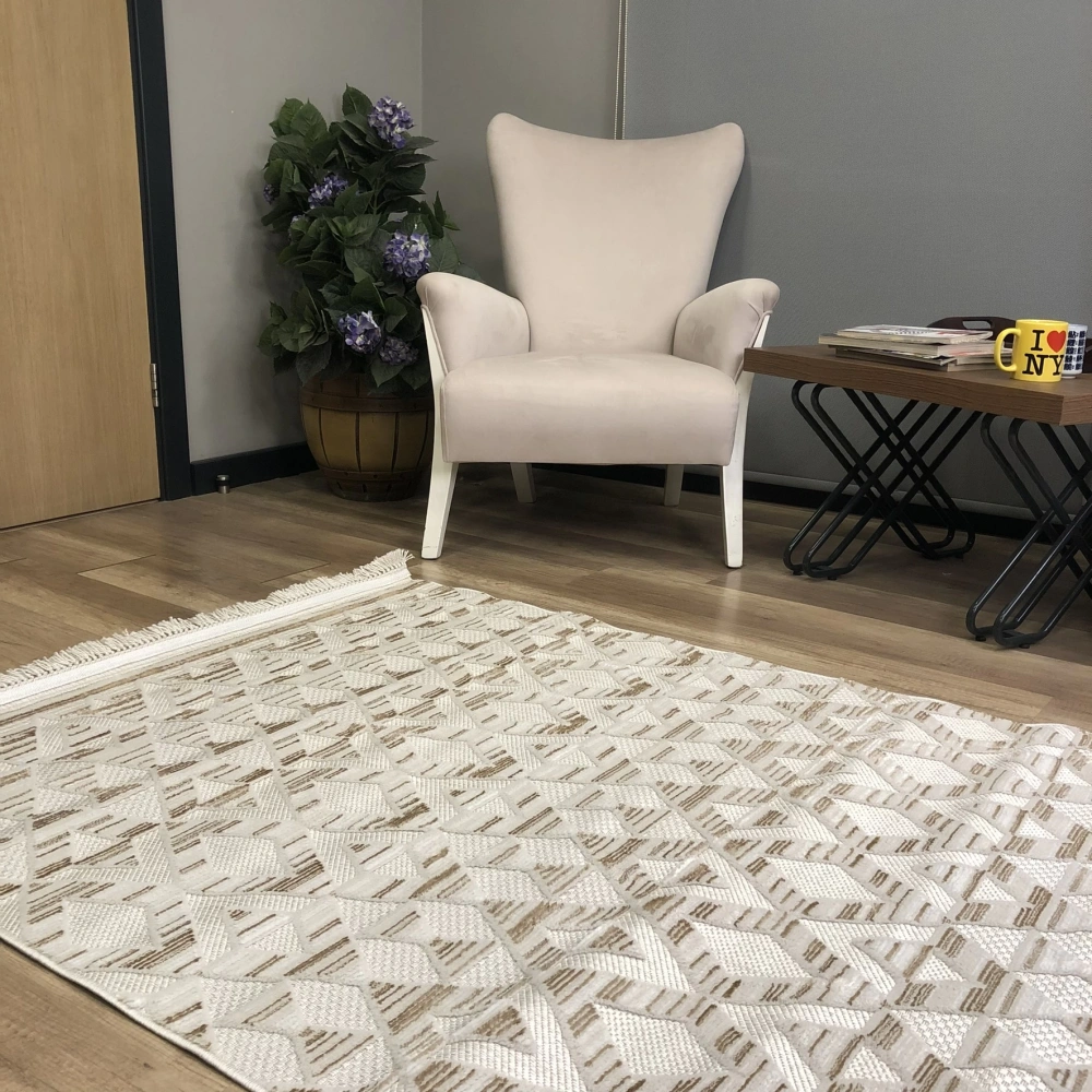 Hoom Rugs Monica MC 356 Kahve İskandinav Halı