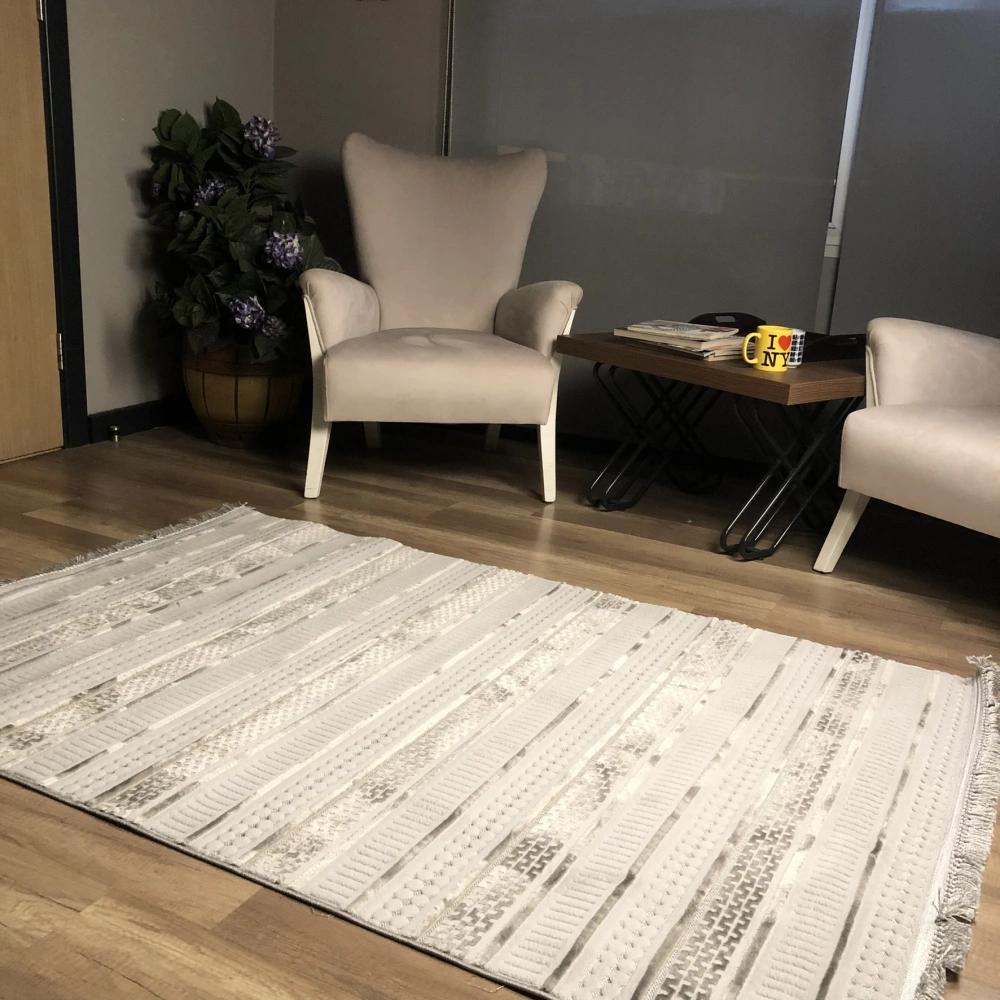 Hoom Rugs Monica MC 358 Gri İskandinav Halı