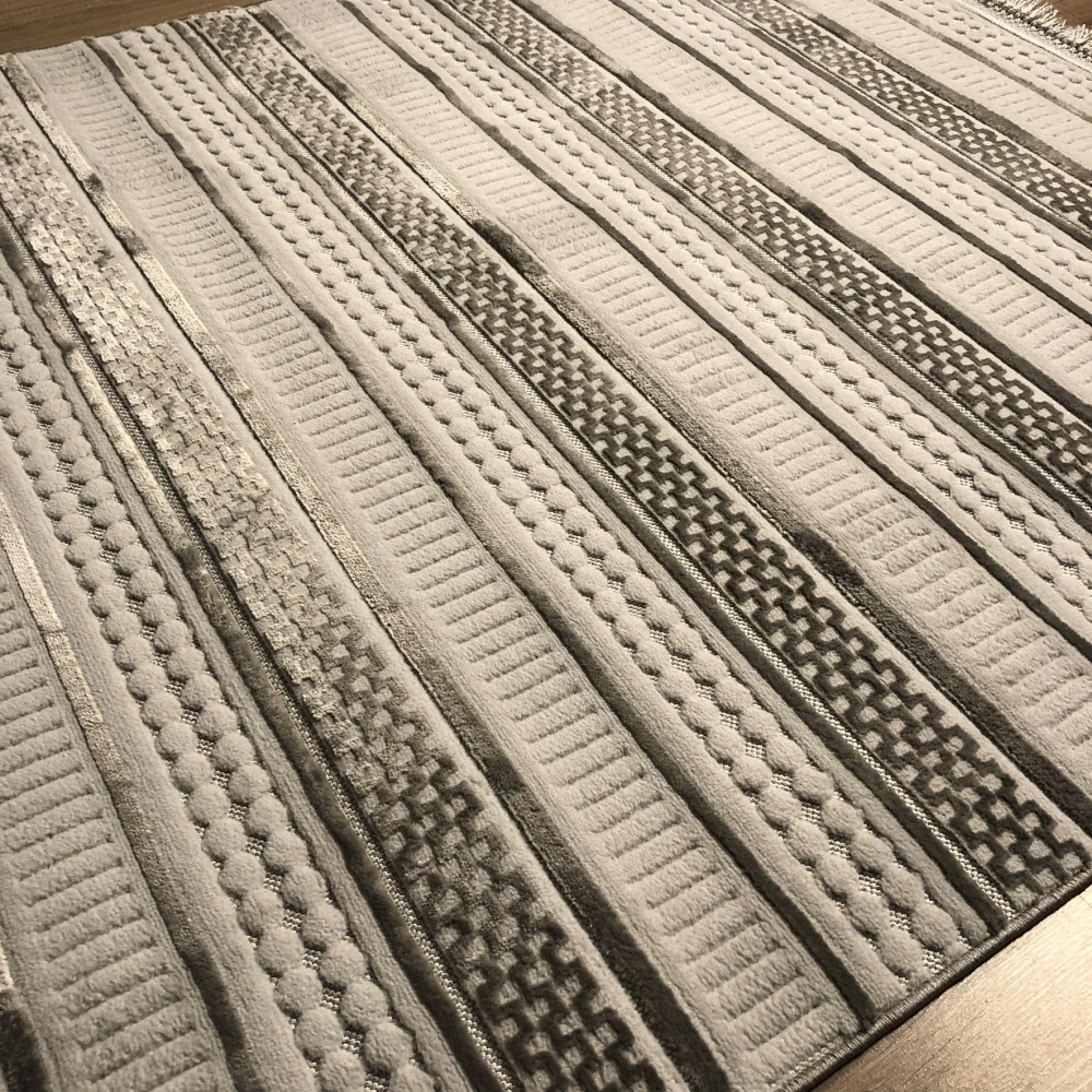 Hoom Rugs Monica MC 358 Gri İskandinav Halı