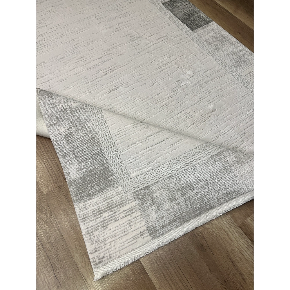 Hoom Rugs Nita 1201 Gri Modern Makina Halısı