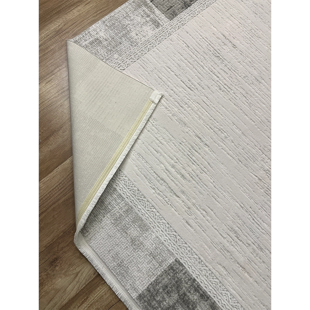 Hoom Rugs Nita 1201 Gri Modern Makina Halısı