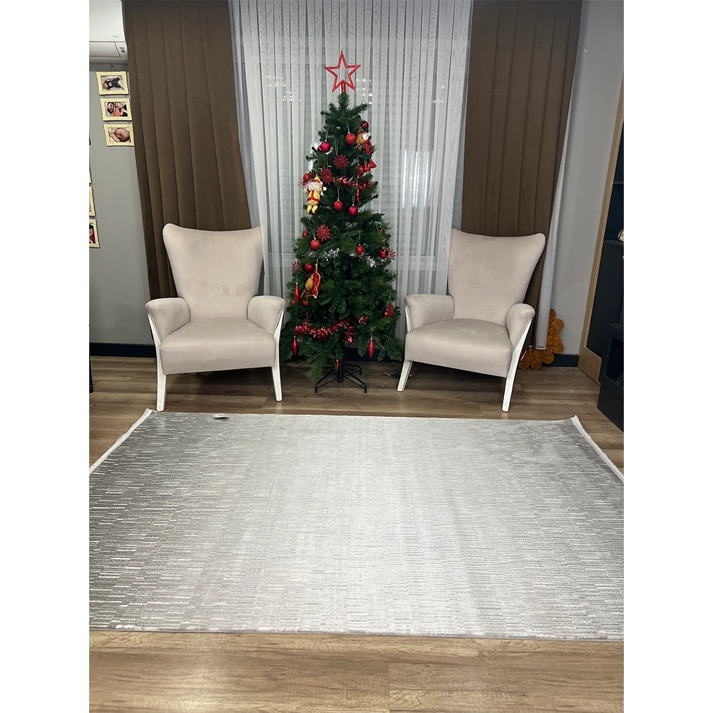 Hoom Rugs Nita 1205 Gri Modern Makina Halısı