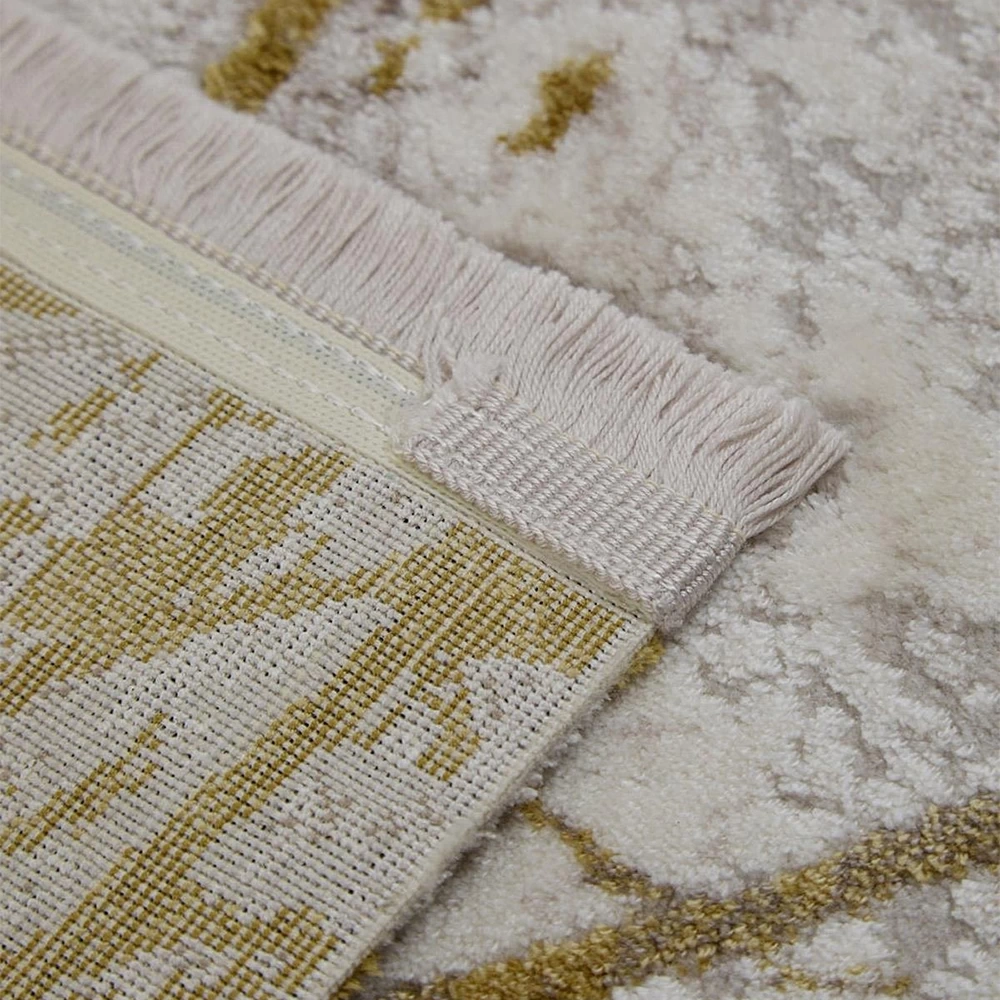 Hoom Rugs Norm 6205 Sarı Modern Salon Halısı