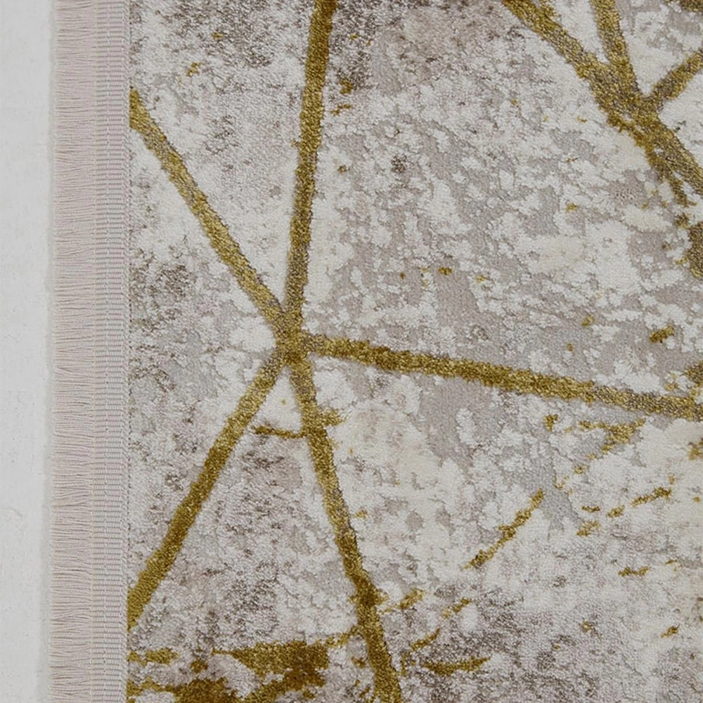 Hoom Rugs Norm 6205 Sarı Modern Salon Halısı