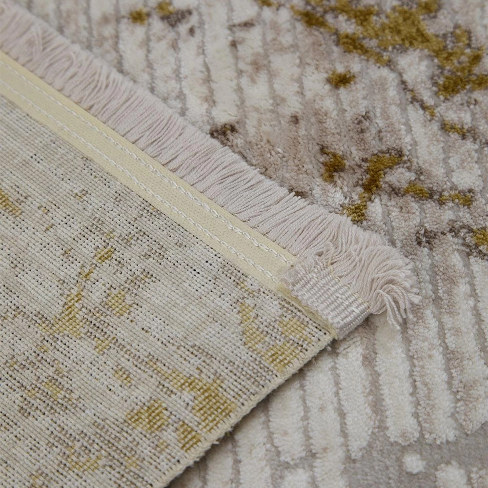 Hoom Rugs Norm 6208 Sarı Modern Salon Halısı