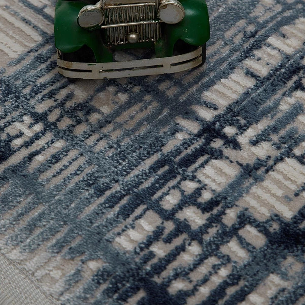 Hoom Rugs Norm 6214 Mavi Modern Salon Halısı