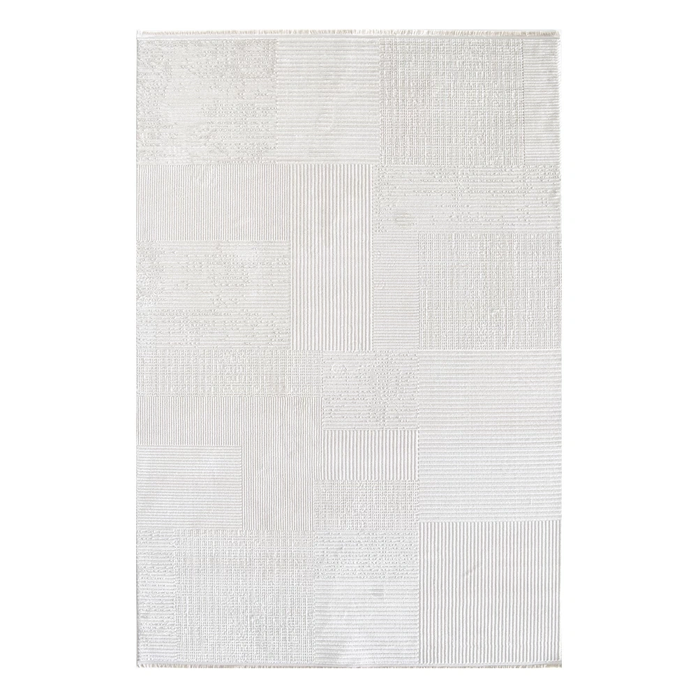 Hoom Rugs Norm 6223 Beyaz Modern Salon Halısı