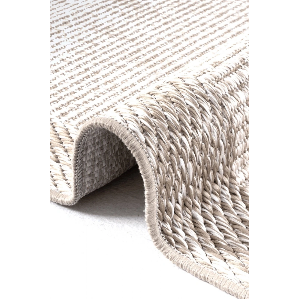 Hoom Rugs Nova 2003 Bej İnce Kaymaz Latex Tabanlı Sisal Halı