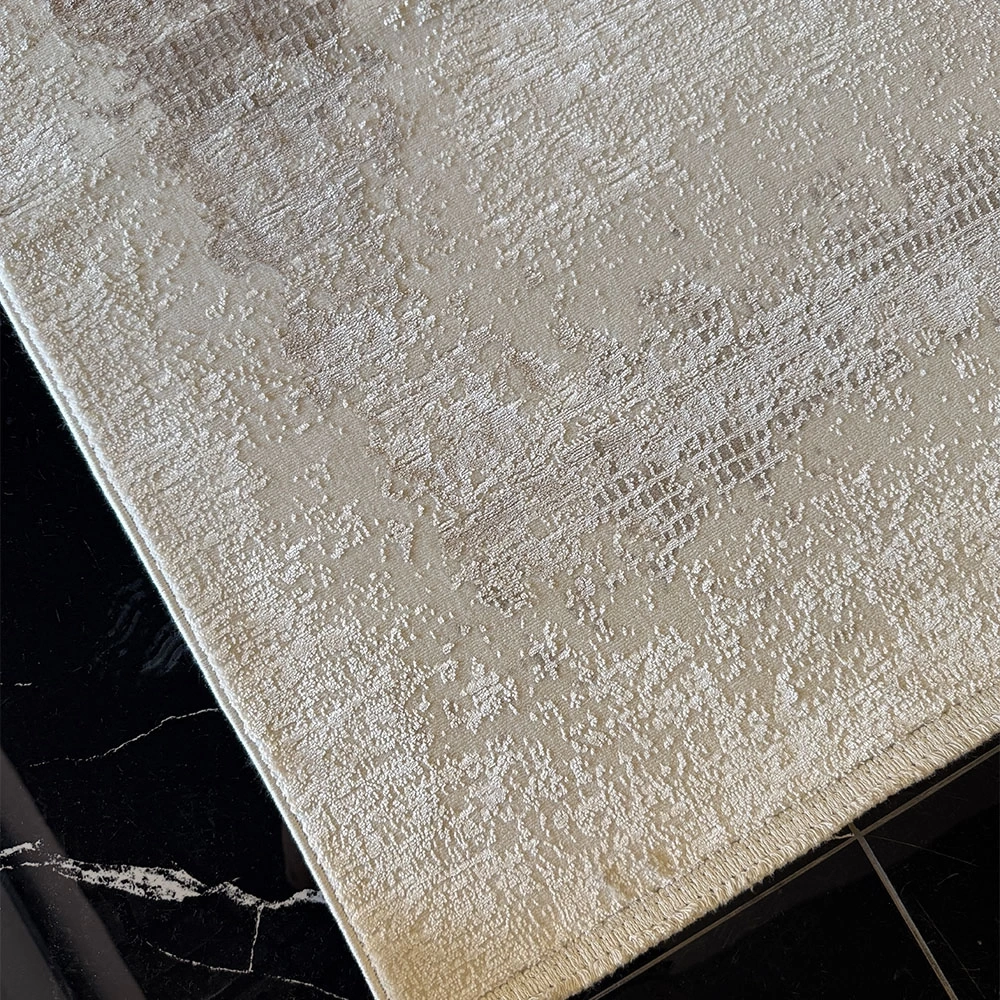 Hoom Rugs Olympıa PLZ 200 Krem Bej Bambu Modern Salon Halısı