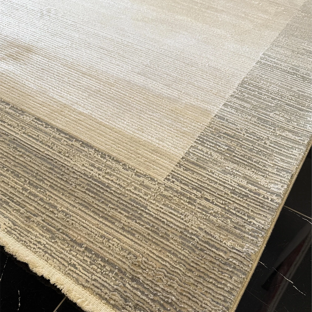 Hoom Rugs Olympia PLZ 202 Krem Gri Modern Salon Halısı