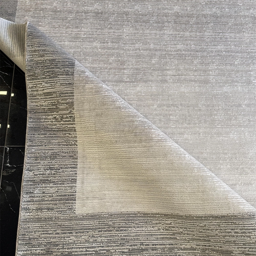 Hoom Rugs Olympia PLZ 202 Krem Gri Modern Salon Halısı