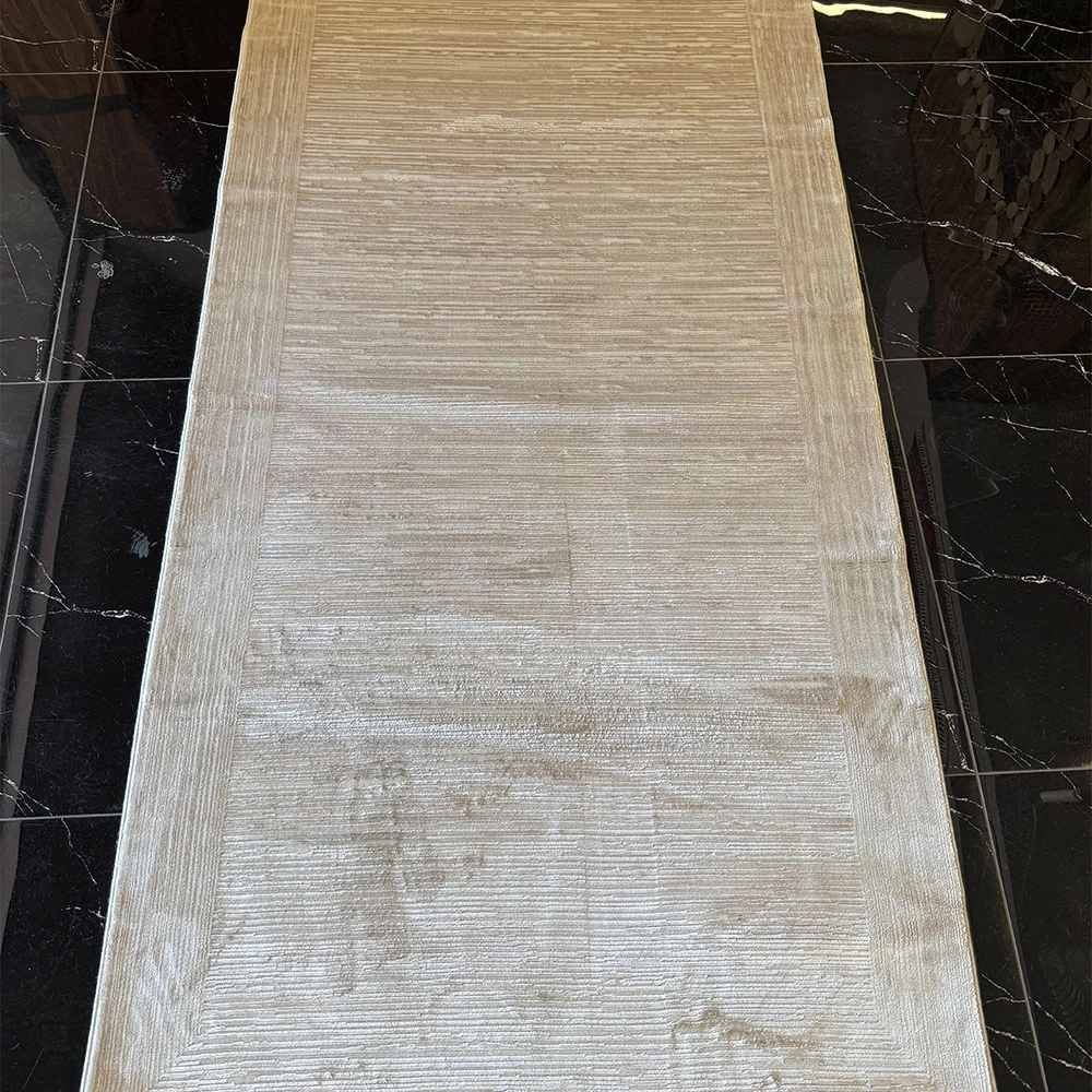 Hoom Rugs Olympıa PLZ 203 Krem Bej Bambu Modern Salon Halısı