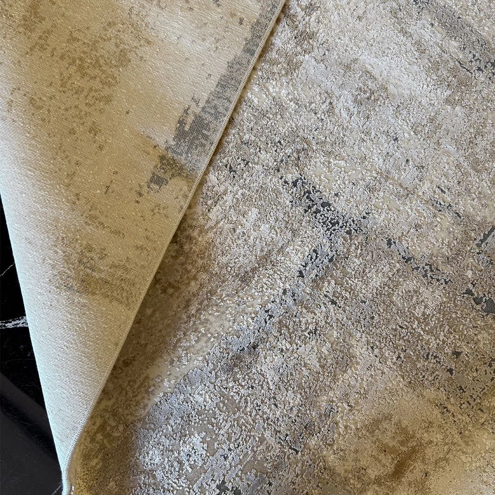 Hoom Rugs Olympıa PLZ 212 Krem Bej Bambu Modern Salon Halısı