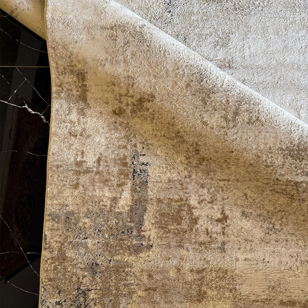 Hoom Rugs Olympıa PLZ 212 Krem Bej Bambu Modern Salon Halısı