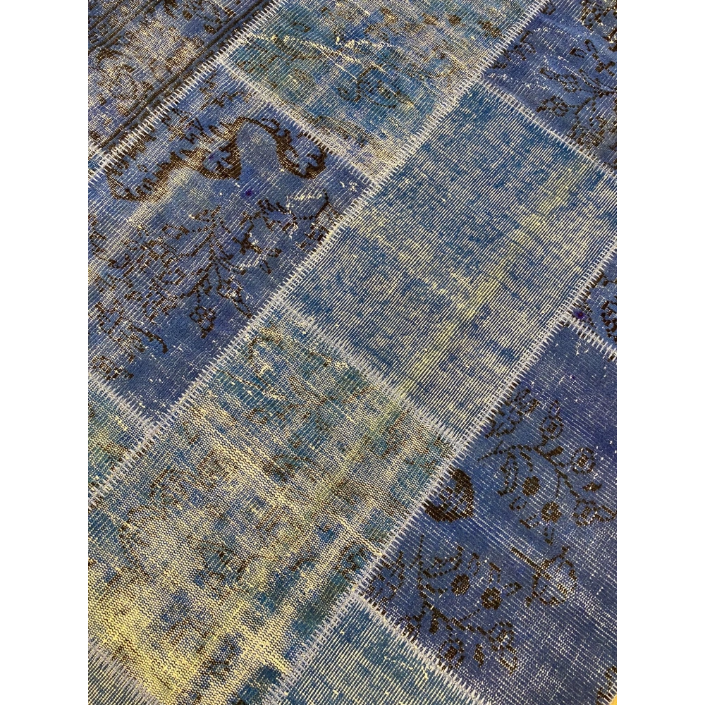 Hoom Rugs Patchwork 112 Mazzeline Blue El Dokuma Kilim