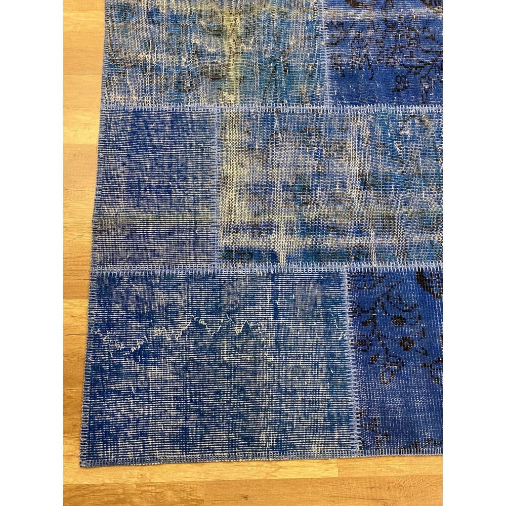 Hoom Rugs Patchwork 112 Mazzeline Blue El Dokuma Kilim