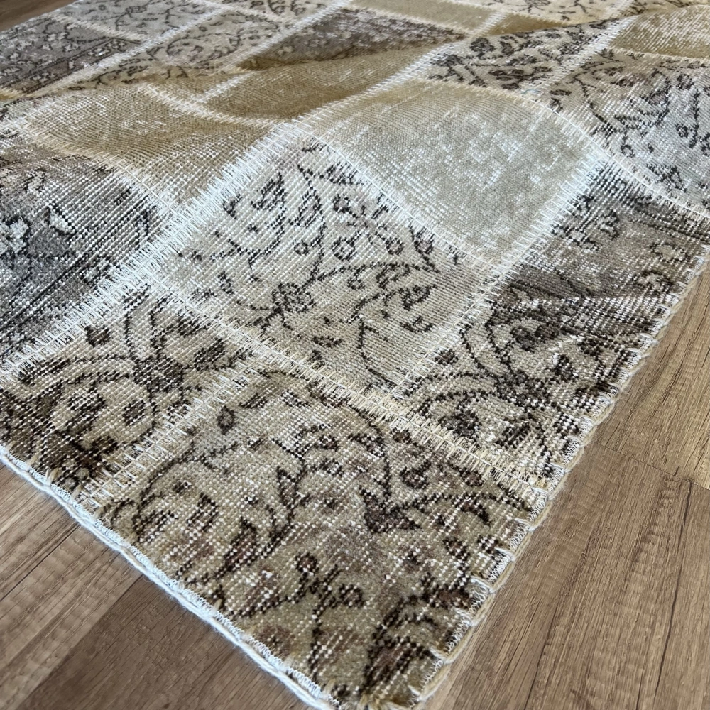 Hoom Rugs Patchwork Krem El Dokuma Kilim