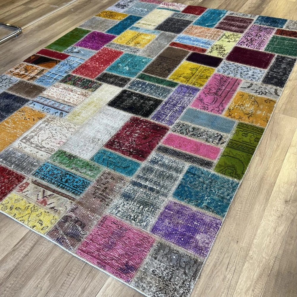 Hoom Rugs Patchwork Multy El Dokuma Kilim