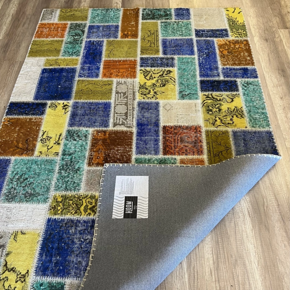 Hoom Rugs Patchwork Renkli 160x230 3,68 M2 El Dokuma Kilim
