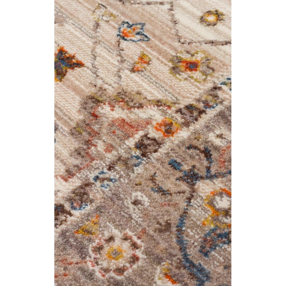 Hoom Rugs Petra 01 Krem Gri Makine Halısı